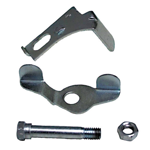 Zoro Select Caster Brake Kit, Steel, 3-1/2