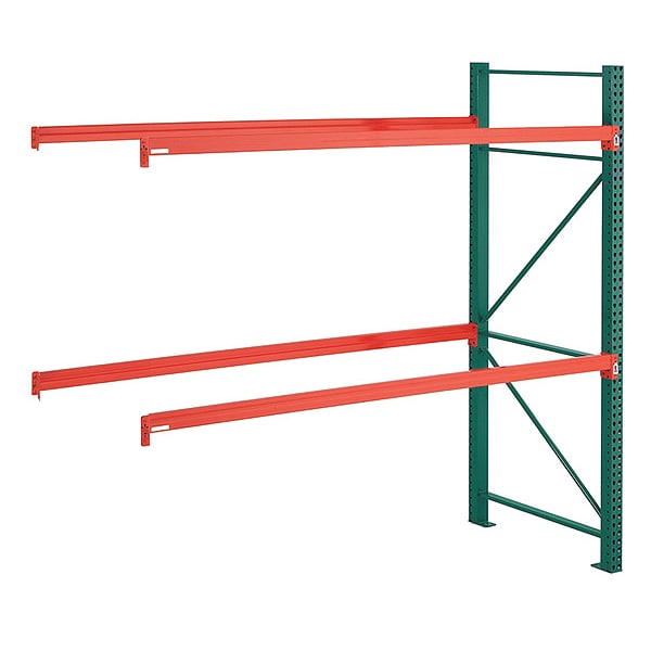 Steel King Pallet Rack AddOn Unit, Teardrop, Roll Formed Style, 8 ft H, 99 in W, 48 in D