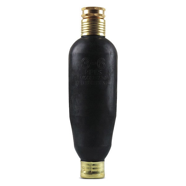 Drain King Drain Opener, 3 in to 6 in D, Rubber, Clear Drain up to 1000