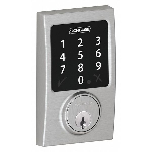 Photo inspiration: Fresh Look at Schlage Residential Electronic Lock Deadbolt Bright Chrome Be468L Cen