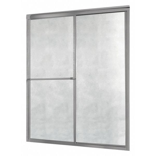 Fgi Shower Door, Aluminum, Silver, 48" x 70" Sz TDSS4870-OB-SV