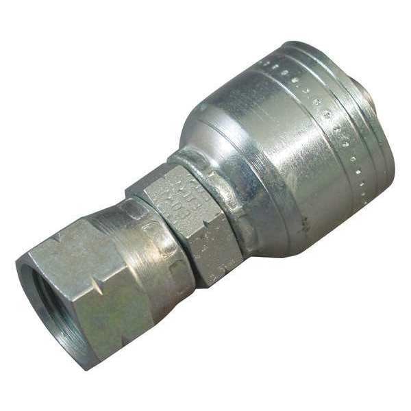 Aeroquip Hydraulic Hose Fitting, 2.28 in. L 1AA6FS6 Zoro