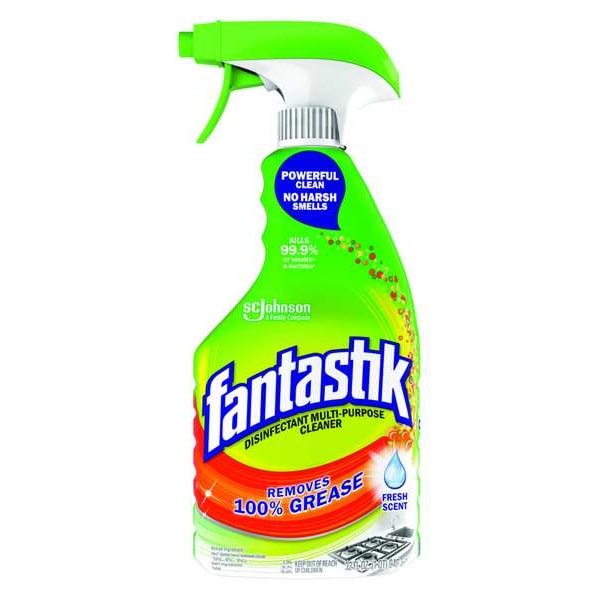 Fantastik Kitchen Cleaner, 32 oz. Trigger Spray Bottle, Fresh Scent, 8 PK 306387