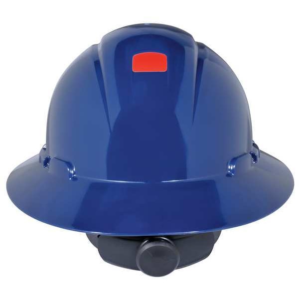 3M Full Brim Hard Hat, Type 1, Class E, Ratchet (4Point), Navy Blue H