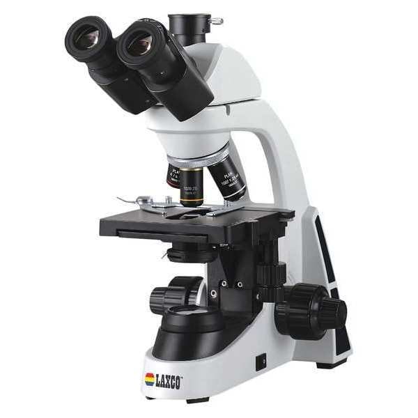 Laxco Microscope, 4X, 10X, 40X, 100X Mag, 110VAC LMCBF11702T1 Zoro