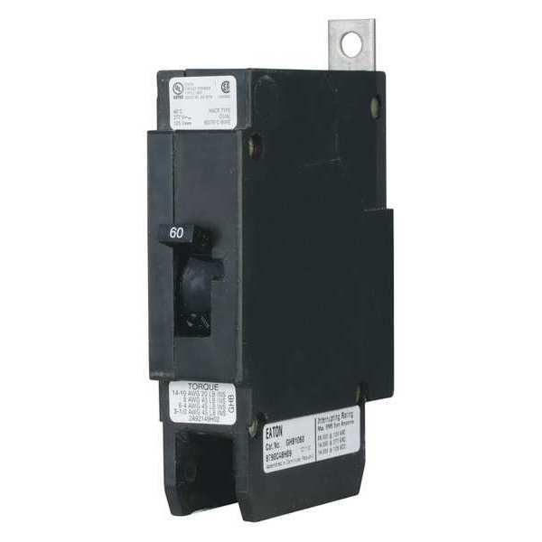 Eaton Miniature Circuit Breaker, 40 A, 277V AC, 1 Pole, Bolt On Mounting Style, GHB Series GHB1040