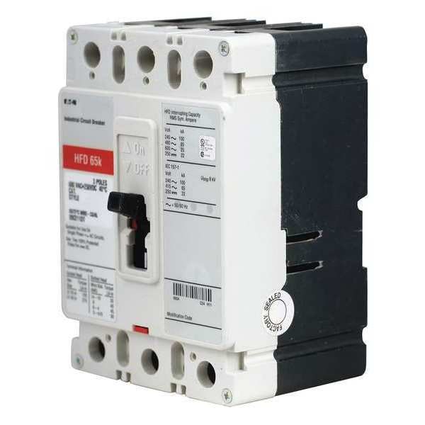 Eaton Molded Case Circuit Breaker, 150 A, 600V AC, 3 Pole, Free