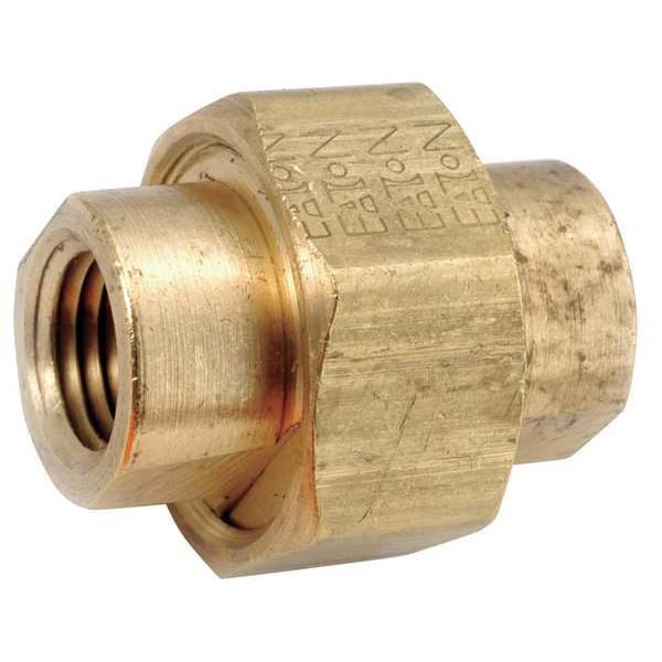 Zoro Select Brass Union, FNPT, 3/8" Pipe Size 706104-06