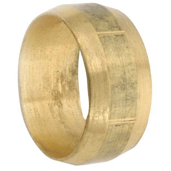 Zoro Select 1/2" Compression Low Lead Brass Sleeve 700060-08