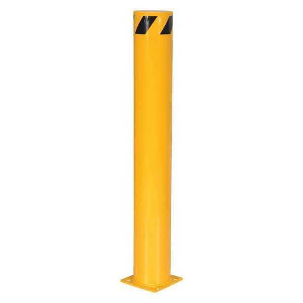Vestil Steel Pipe Safety Bollard - Yellow BOL-48-6.5