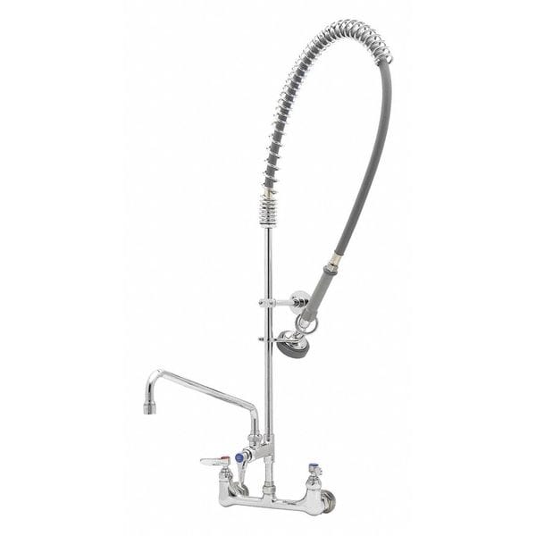 T&S Brass Faucet Spray Spring Hose, Surface Mount B2187 Zoro