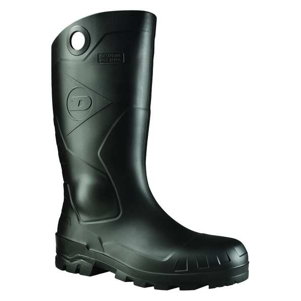 Dunlop Chesapeake Steel Toe PVC Safety Boot, Waterproof, Black, Size 7 8677633