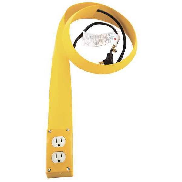 Flexiduct 10 ft. 16/3 Extension Cord w/Outlet Box SPT-2 10' EF3