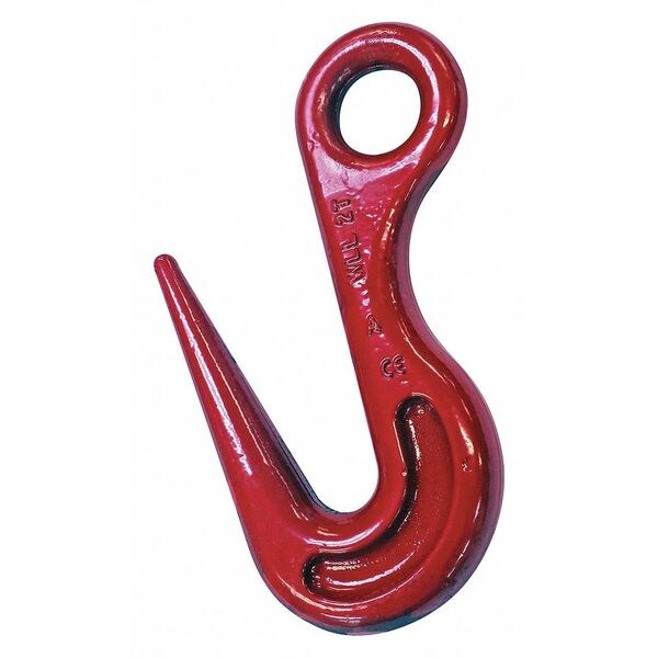 Crosby Eye Hook, 4000 lb., Gr 80, Steel 1028024 Zoro
