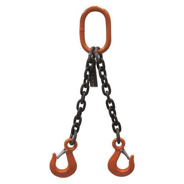 Stren-Flex Chain Sling, Grade 100, 8 ft L, DOS Sling SF1208G10DOS