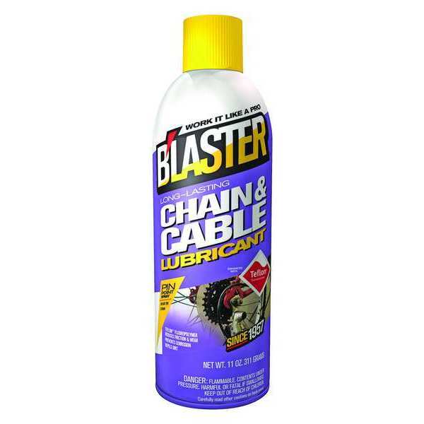 Blaster Chain and Cable Lubricant, 0 to 350 Degree F, 11 oz Aerosol Can, Clear 16-CCL