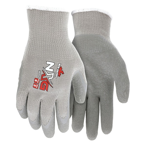 Mcr Safety Cut Resistant Coated Gloves, A2 Cut Level, Latex, M, 1 PR