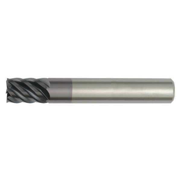 Widia End Mill, 0.6250 in. Milling Dia., 4S TR4S1716006