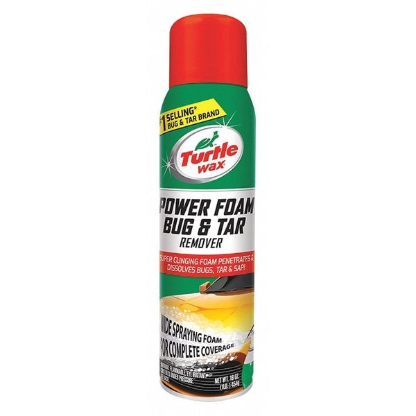 Turtle Wax 16 Oz. Foam Bug/Tar Remover Aerosol can, Clear, Aerosol