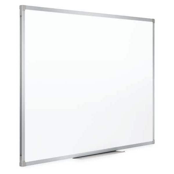 Mead Dry Erase Board, Melamine, 36 in, 48 in, Aluminum Frame