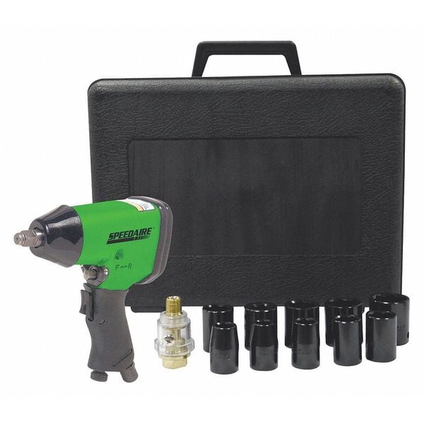 Speedaire Air Impact Wrench, Light, 90 psi, 7000 rpm 48MA08 Zoro