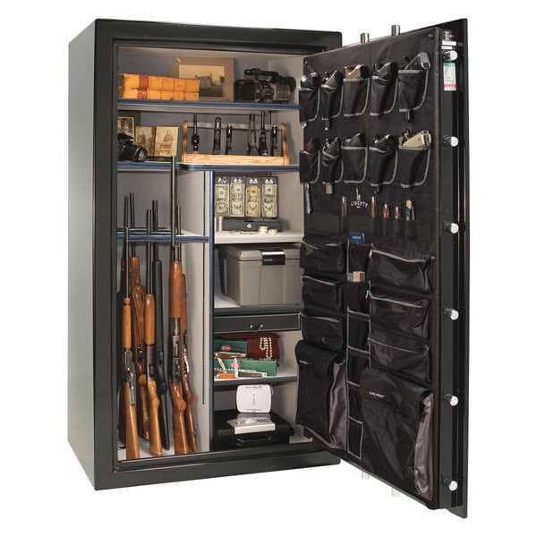 Liberty Safe Gun Safe, Electronic, 1125 lb., 28 cu. ft., 1/2 hr. AS50