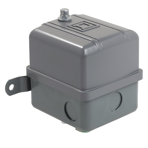 Square D Pressure Switch, (1) Port, 1/4 in FNPS, DPST, 32 to 250 psi