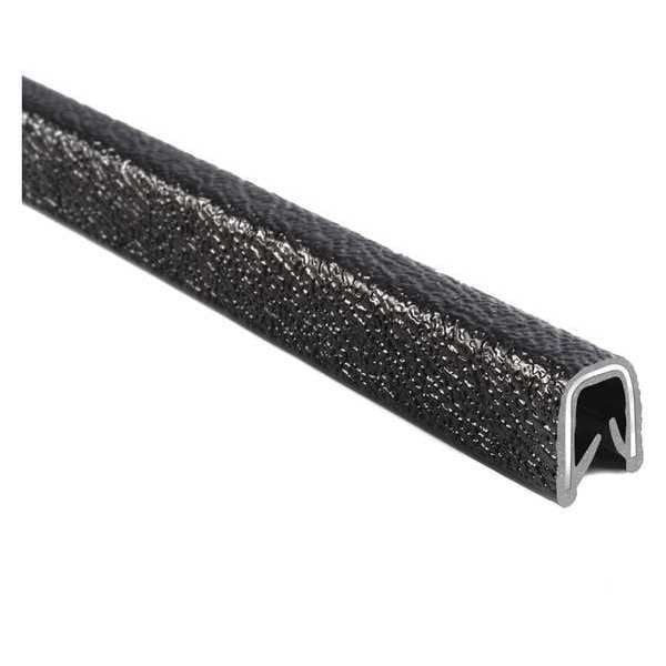 TrimLok Fit Trim Edge, PVC, Metal, 100 ft Length, 0.52 in Overall