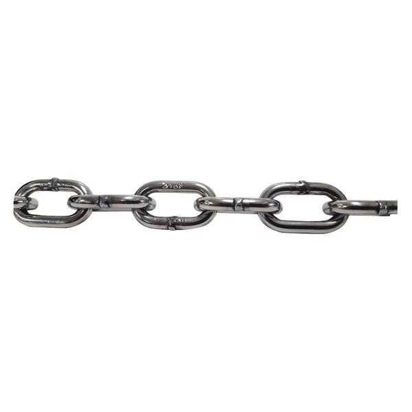 Pewag Chain, 100 ft. L, Trade Size 3/16 in. 36126/100