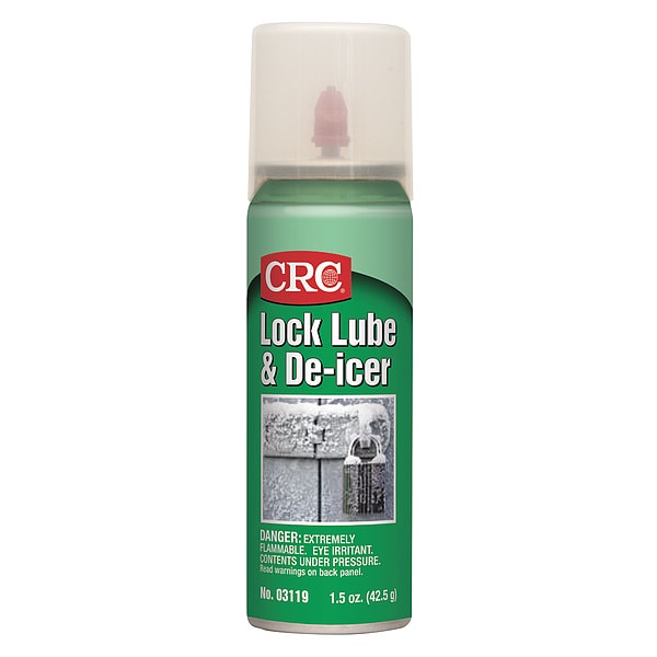 Crc Lock Lubricant, 1.5 Oz., Aerosol Can 03119 Zoro