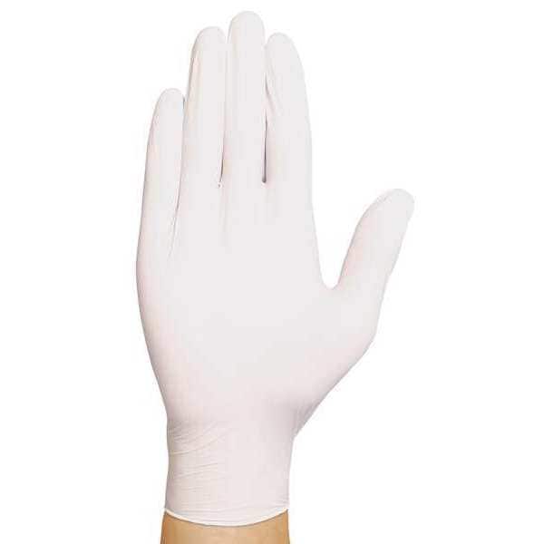 Condor Disposable Gloves, Powder Free, White, 2XL, 100 PK 48UN14