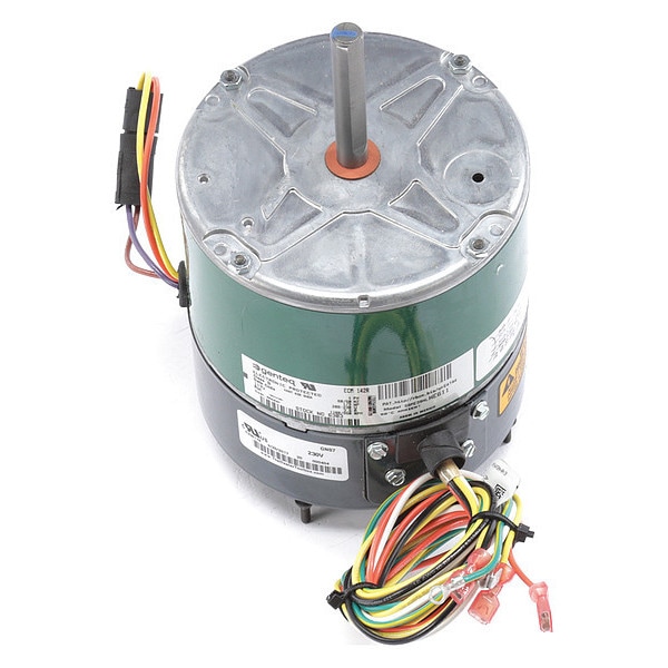 Genteq Condenser Fan Motor, 1/3 HP, ECM, 208-230V 6303 | Zoro