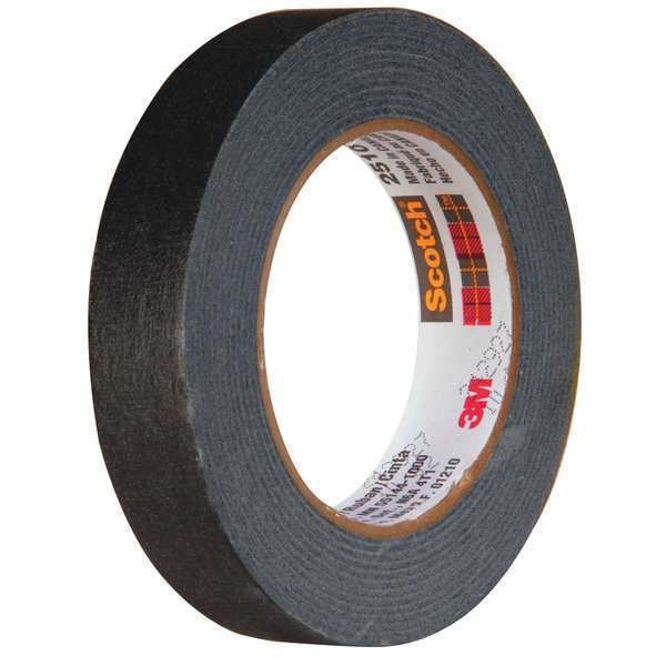 3M Paper Tape, Black, Masking, 5.6 mil Thick 2510 Zoro