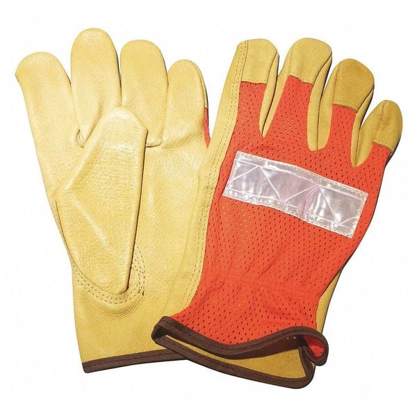 Condor Gloves, Hi-Vis Orange, 2XL, Slip-On, PR 48WU13