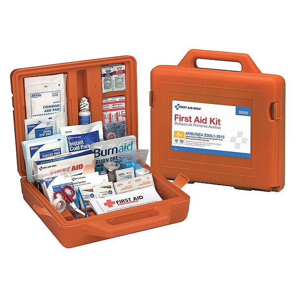 First Aid Only Bulk First Aid kit, Plastic, 50 Person 90699 Zoro