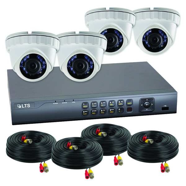 Lts DVR HD Camera Kit, Turret, Fixed, 5W LTD0882K-4T