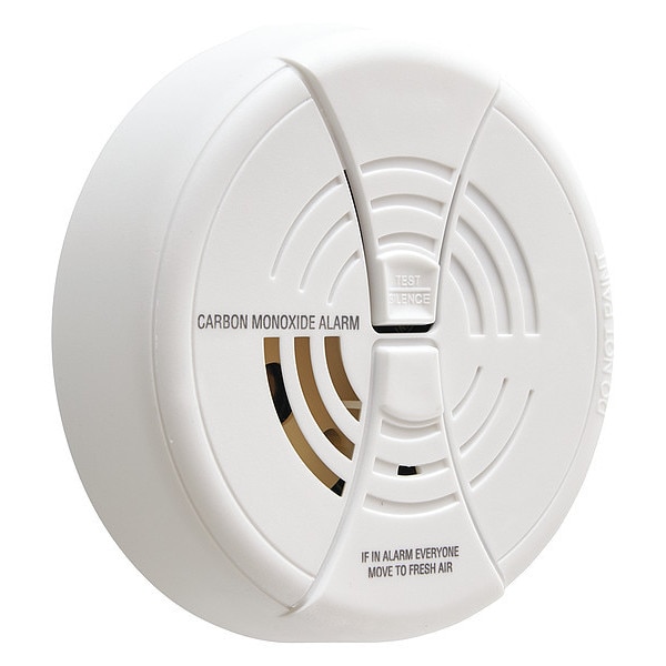 Brk Carbon Monoxide Alarm, Electrochemical Sensor, 85 dB @ 10 ft Audible Alert, 9V CO250LBT