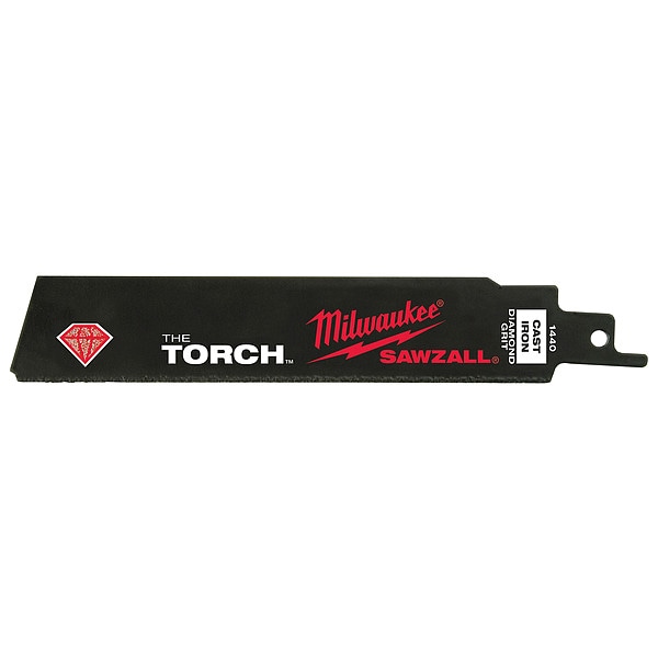 Milwaukee Tool SAWZALL THE TORCH Diamond Grit Blade 6" 48001440 Zoro