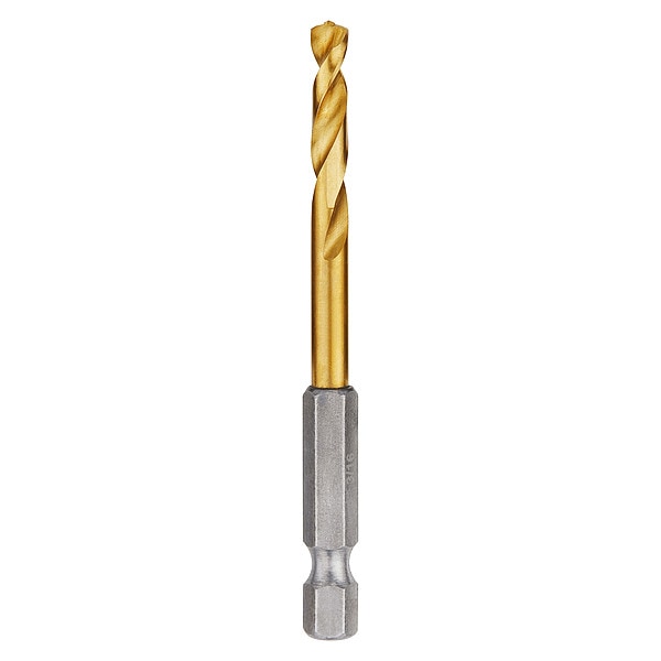 Milwaukee Tool SHOCKWAVE Hex Shank Drill Bit, 3/16 in, Drill Bit Point
