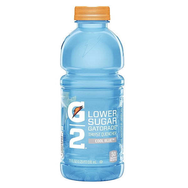 Gatorade Sports Drink Mix, Low Calorie, Cool Blue, 24 PK 04124 Zoro
