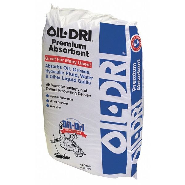OilDri Sorbents, 212.5 gal. per pallet, Universal Absorbed, Brown, Red