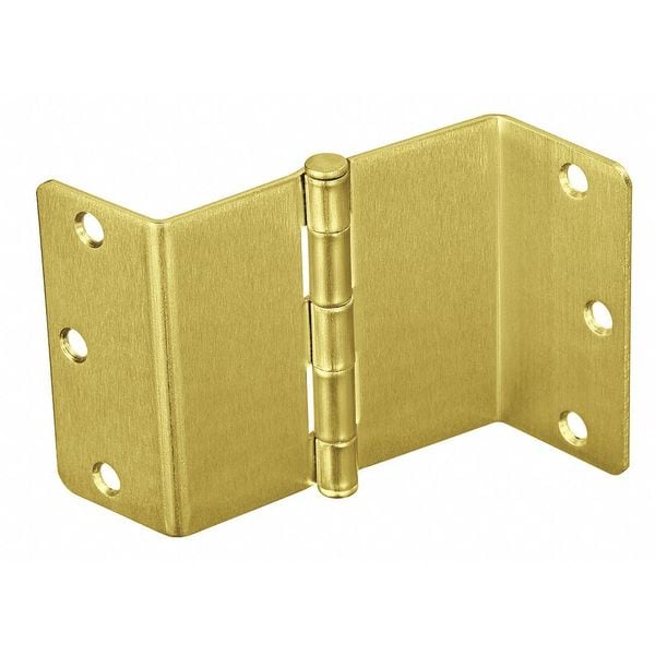 Mckinney 3 1/2 in W x Satin Brass Swing Clear Hinge 3 1/2 T2895 US4 1