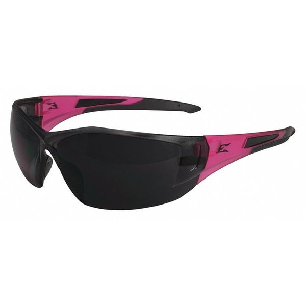 Edge Eyewear Safety Glasses, Traditional Smoke Polycarbonate Lens, Scratch-Resistant SD156-G2