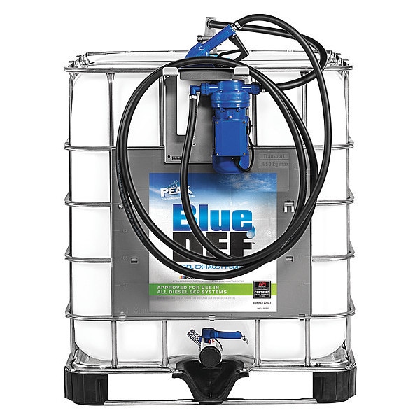 Blue Def Tote Pump System, 120VAC, 60 Hz, 3450 rpm DEFTP120SN Zoro