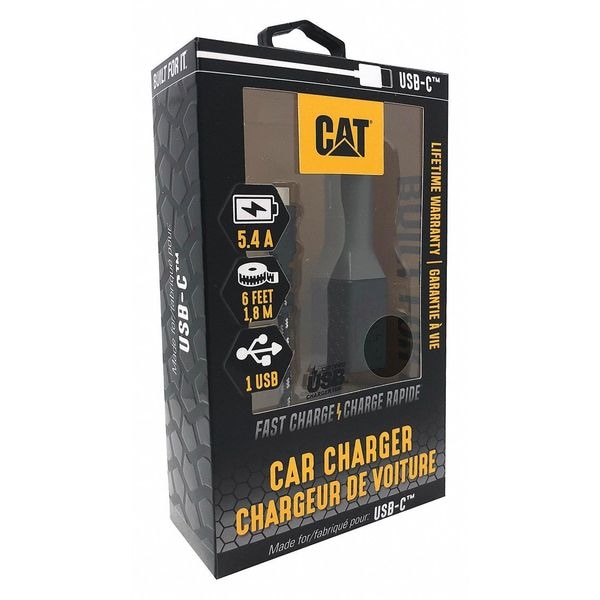 Cat USB Car Charger, Charges Up To 2 Devices CATCLAUSBC Zoro