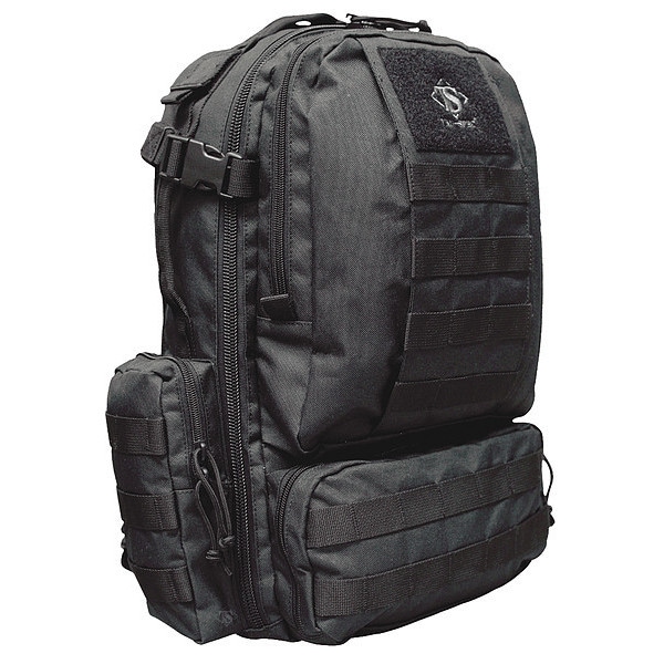 Tru-Spec Backpack, 1200D Polyester, Black, 16" Height 4815