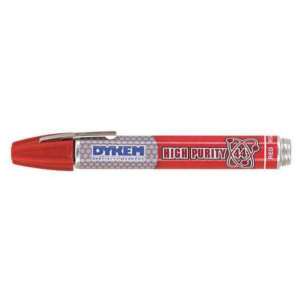 Dykem Permanent High Purity Paint Marker, Medium Tip, Red Color Family