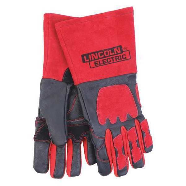Lincoln Electric MIG/Stick Welding Gloves, Cowhide Palm, XL, PR KH962