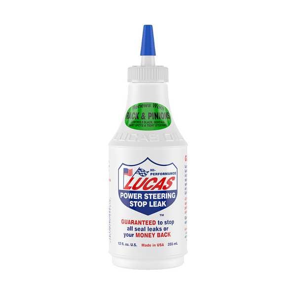 Lucas Oil Power Steering Fluid Sealer, Red, 12 Oz 10008 Zoro
