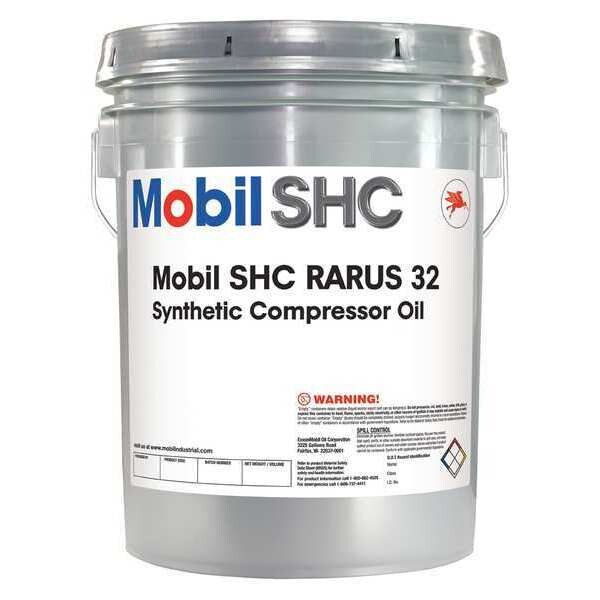 Mobil 121987 691.13 Compressor Oil, 5 gal., Pail, ISO VG 32
